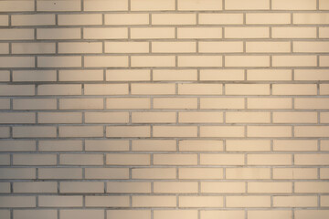 The texture of the brick wall. Residential building in the city, Russia. Bricklaying close-up.