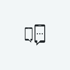 smart phone vector icon illustration sign 