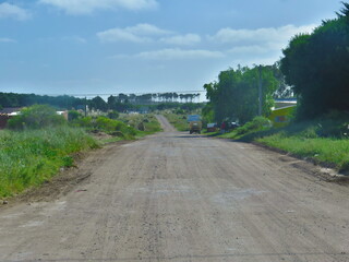 pueblo camino tierra