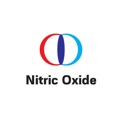 Nitric Oxide Molecule Simple Vector Abstract Illustration Logo Icon Design Template Element
