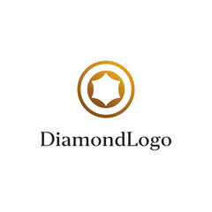 Diamond Ruby Jewel Vector Abstract Illustration Logo Icon Design Template Element