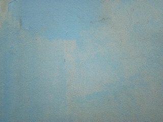 Old blue cement wall background in vintage style