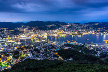 Fototapeta na wymiar 長崎・稲佐山からの夜景