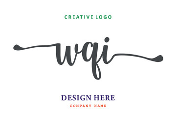 WQI lettering logo is simple, easy to understand and authoritative