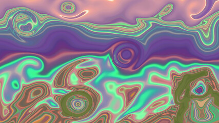 Abstract multicolored textured liquid background