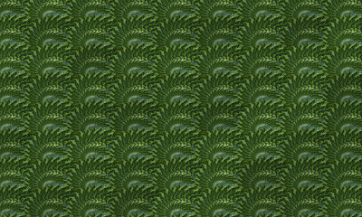 Abstract green leaf texture seamless pattern, nature background, tropical leaves