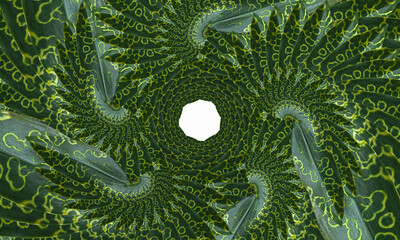 Abstract green leaf texture seamless pattern, nature background, tropical leaves