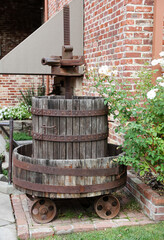 old wine press