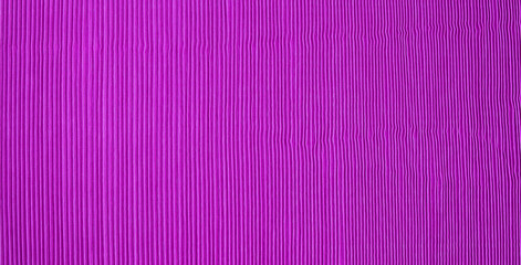 vertical stripes of purple pleated fabric banner, vibrant colored fabric with wavy rough surface for abstract texture background