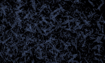 Broken glass shards. Abstract explosion.