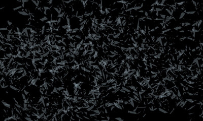 Obraz premium Broken glass shards. Abstract explosion.