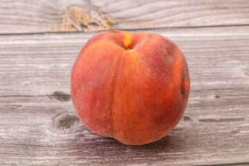 Fresh ripe sweet peach fruit