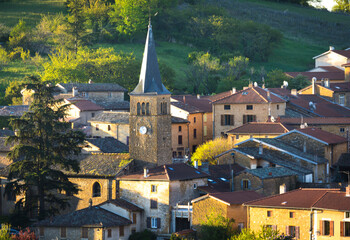 Village of Ville sur Jarnioux, Beaujolais, France