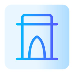 Archway gradient icon