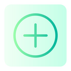 Add New gradient icon