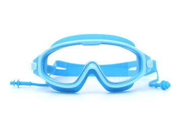 Glasses for swimming Isolated on a white background.