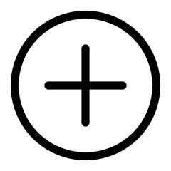 Fototapeta premium Add New line icon