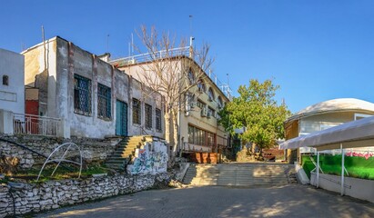 Fototapeta na wymiar Arcadia resort area in Odessa, Ukraine