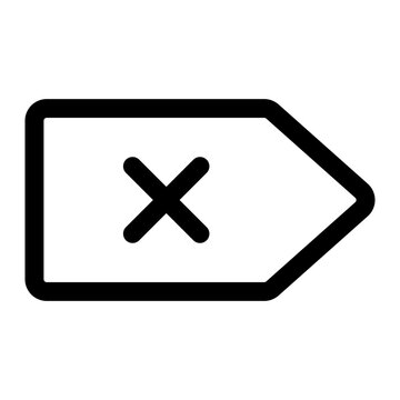 Backspace Line Icon