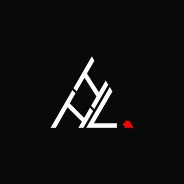 HHL letter logo creative design. HHL unique design
