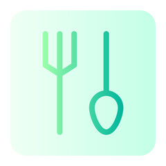 Crockery gradient icon