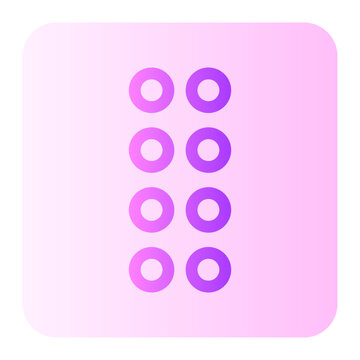 Draggable Dots Gradient Icon