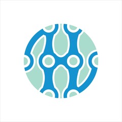 Health ball logo vector template