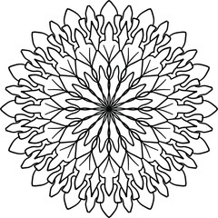 Mandala Art for coloring, Yoga, Meditation, peace,  vintage, geometric, ornaments