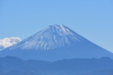 昇仙峡からの富士山