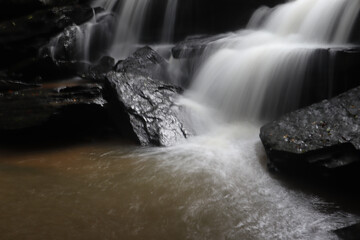 Obraz premium Waterfalls in Thailand are very beautiful.
