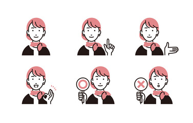 インフォメーション女性セット