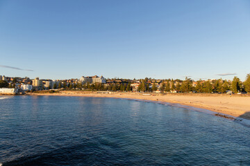 Fototapeta na wymiar Morning view of Coogee Beach, Sydney, Australia.