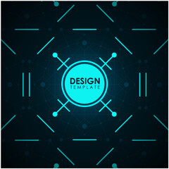 Shades of blue geometric background pattern