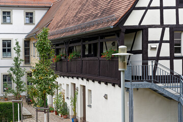 Die historische Altstadt von Zeitz, Burgenlandkreis, Sachsen-Anhalt, Deutschland