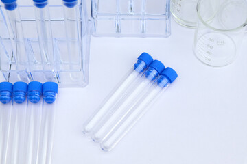 test tubes in the laboratory