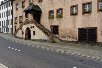 Rathaus Zeitz, Burgenlandkreis, Sachsen-Anhalt, Deutschland