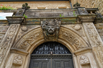 Rathaus Zeitz, Burgenlandkreis, Sachsen-Anhalt, Deutschland