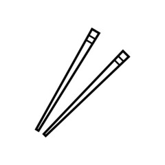 chopsticks icon, food อำแะนพม cuisine illustration