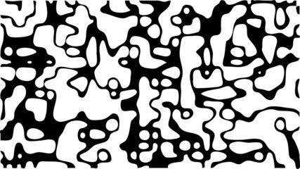 Liquify line monochrome background. White and black wavy stripes.