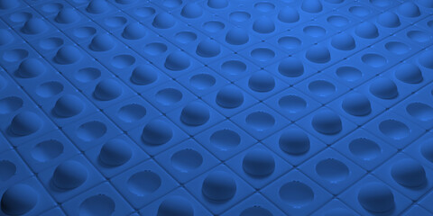blue vertical background from volumetric shapes for smartphone cover