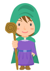 魔法使い（女）　ゲームキャラクター