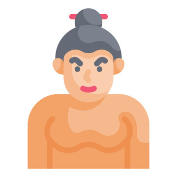sumo flat icon
