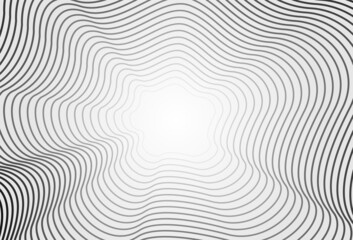 Abstract. modern background. Black line on white background. waves lines. Vector.