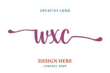 WXC lettering logo is simple, easy to understand and authoritative