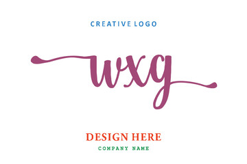 WXG lettering logo is simple, easy to understand and authoritative