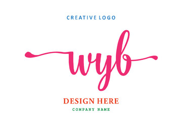 WYB lettering logo is simple, easy to understand and authoritative