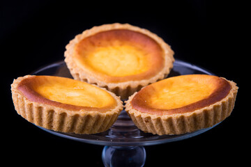 Homemade cakes and pies with different creams