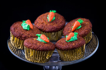 Homemade cakes and pies with different creams