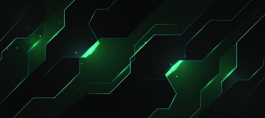  green abstract green light abstract ,background, digital background polygon elegant background 