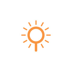 Sun Vector illustration Icon